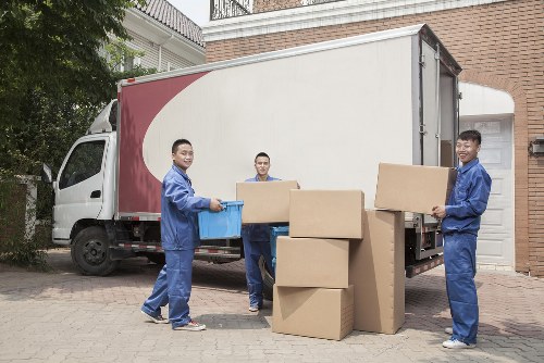 Moving furniture from a flat in Belsize Park with narrow access
