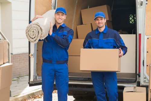 Removal van service for homes and flats in Belsize Park