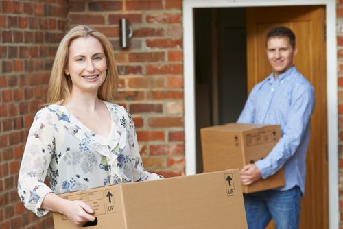 Local removal van for residential and business moves in Belsize Park