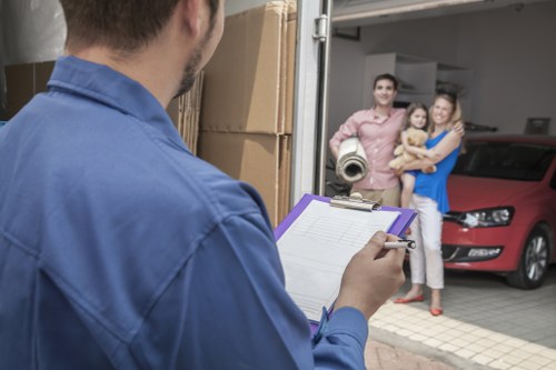 Local moving truck service near Belsize Park flats and apartments