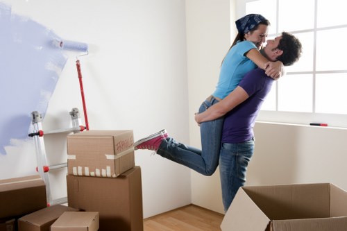 Careful packing and loading for a Belsize Park house move