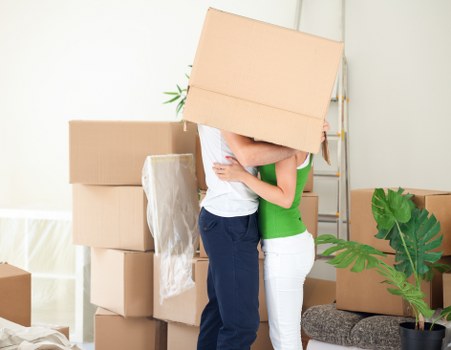 Local team handling heavy furniture collection near Belsize Park