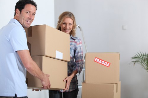 Local moving van ready for a Belsize Park same day relocation